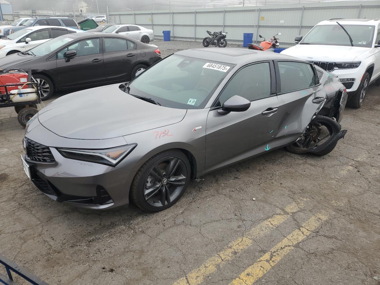 ACURA INTEGRA A- 2023. Lot# 68451875. VIN 19UDE4H38PA001475. Photo 1