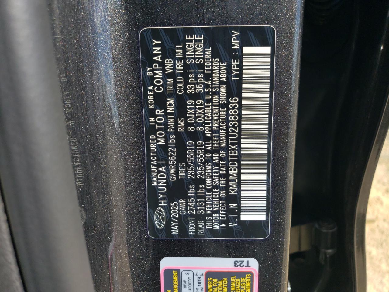 2026 Genesis Gv70 Advanced VIN: KMUMBDTBXTU238836 Lot: 70522515