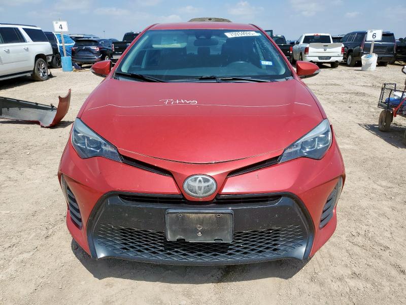  TOYOTA COROLLA 2018 Красный