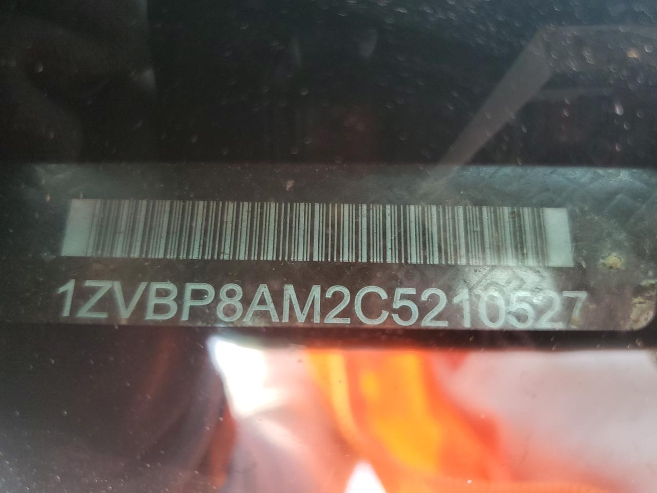2012 Ford Mustang VIN: 1ZVBP8AM2C5210527 Lot: 69066825