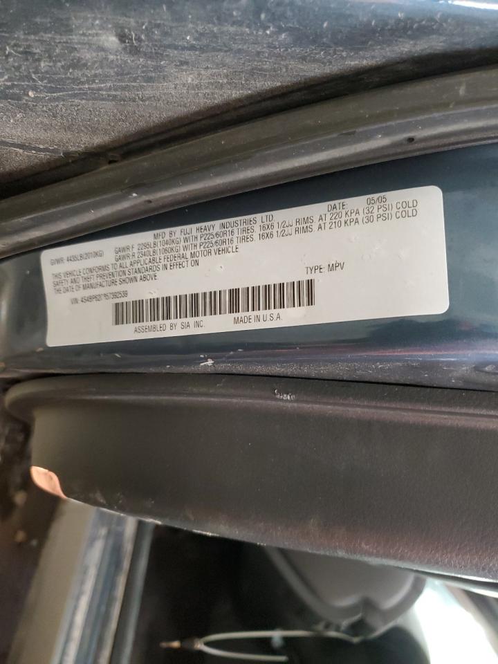 2005 Subaru Legacy Outback 2.5I Limited VIN: 4S4BP62C857392539 Lot: 68883105