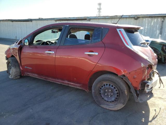 Hatchbacks NISSAN LEAF 2013 Red