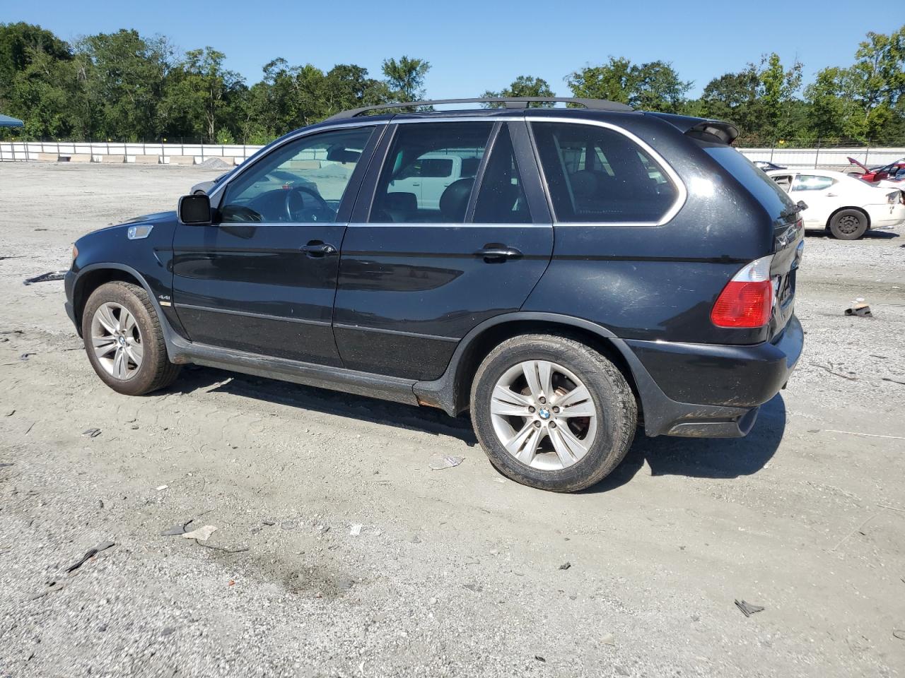 2005 BMW X5 4.4I black suv gas 5UXFB53595LV15611 photo #3