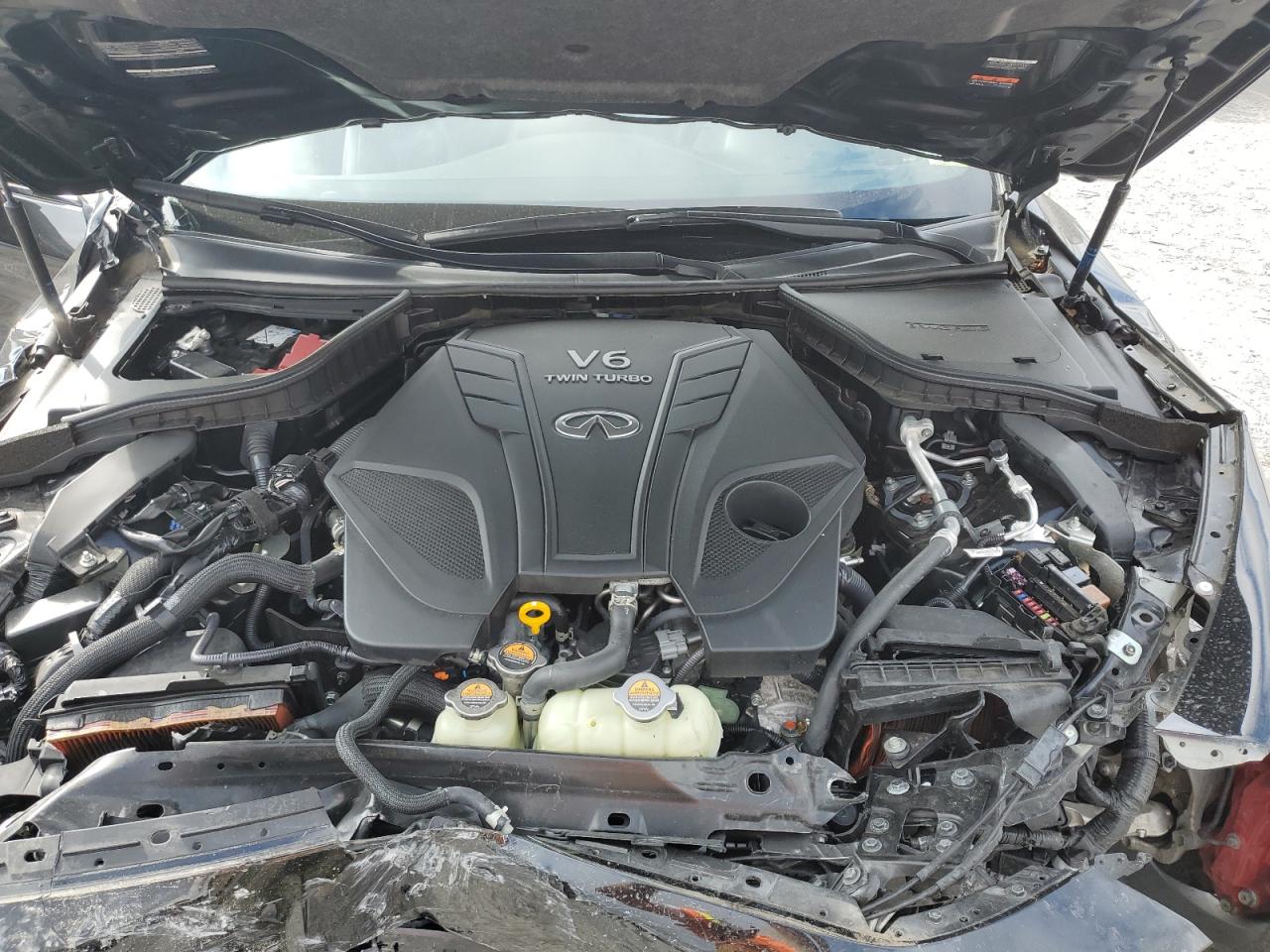 2022 Infiniti Q60 Red Sport 400 VIN: JN1FV7LK9NM660297 Lot: 67770425