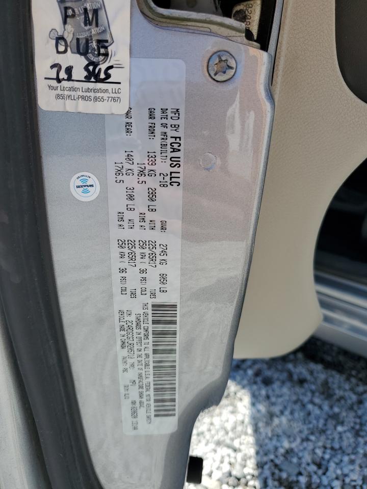 2018 Dodge Grand Caravan Sxt VIN: 2C4RDGCG7JR205710 Lot: 85315845