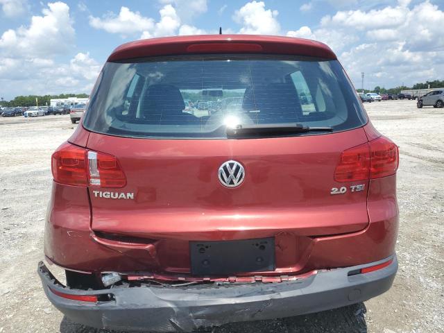  VOLKSWAGEN TIGUAN 2014 Czerwony