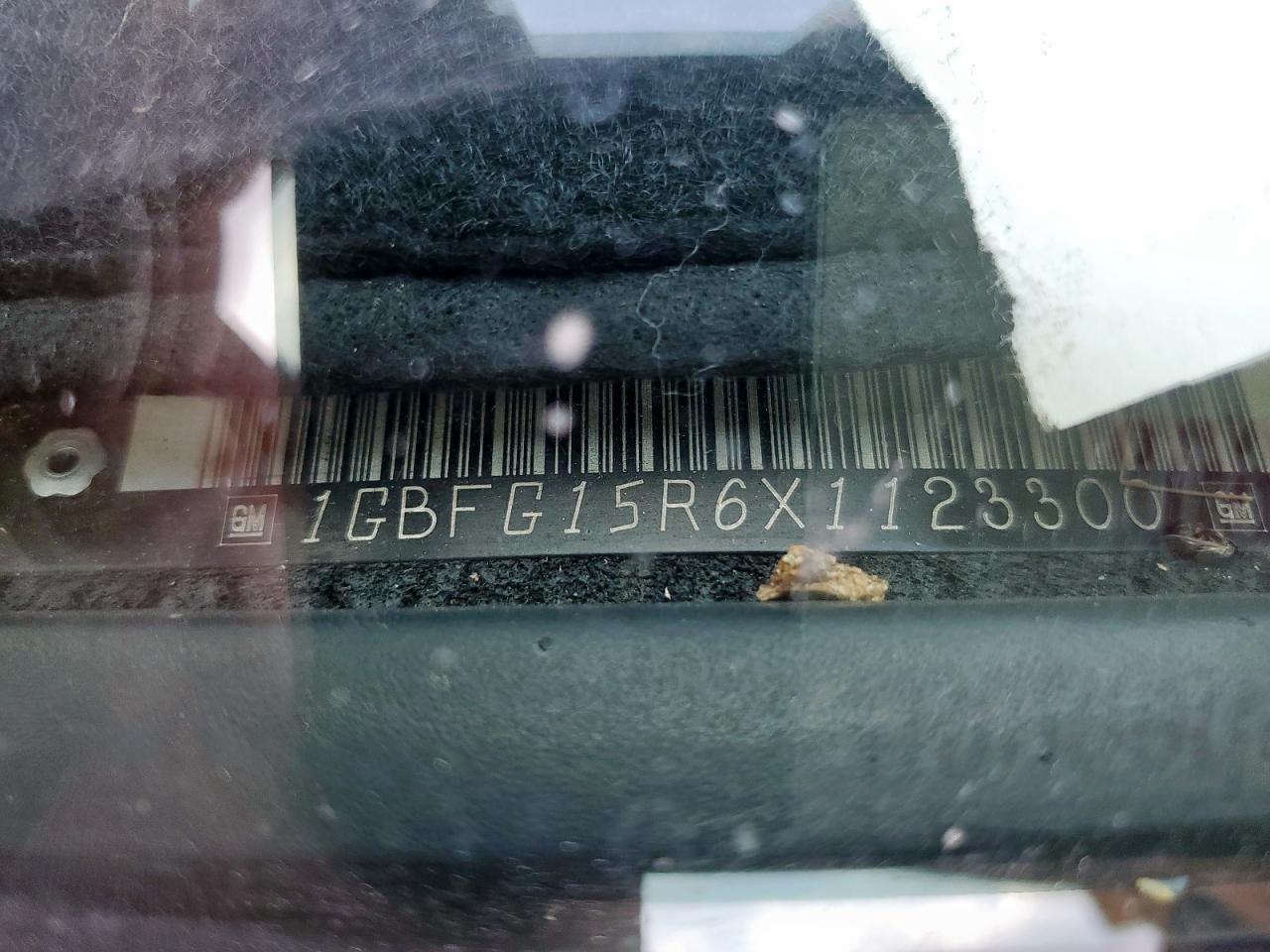 1999 Chevrolet Express G1500 VIN: 1GBFG15R6X1123300 Lot: 69450615