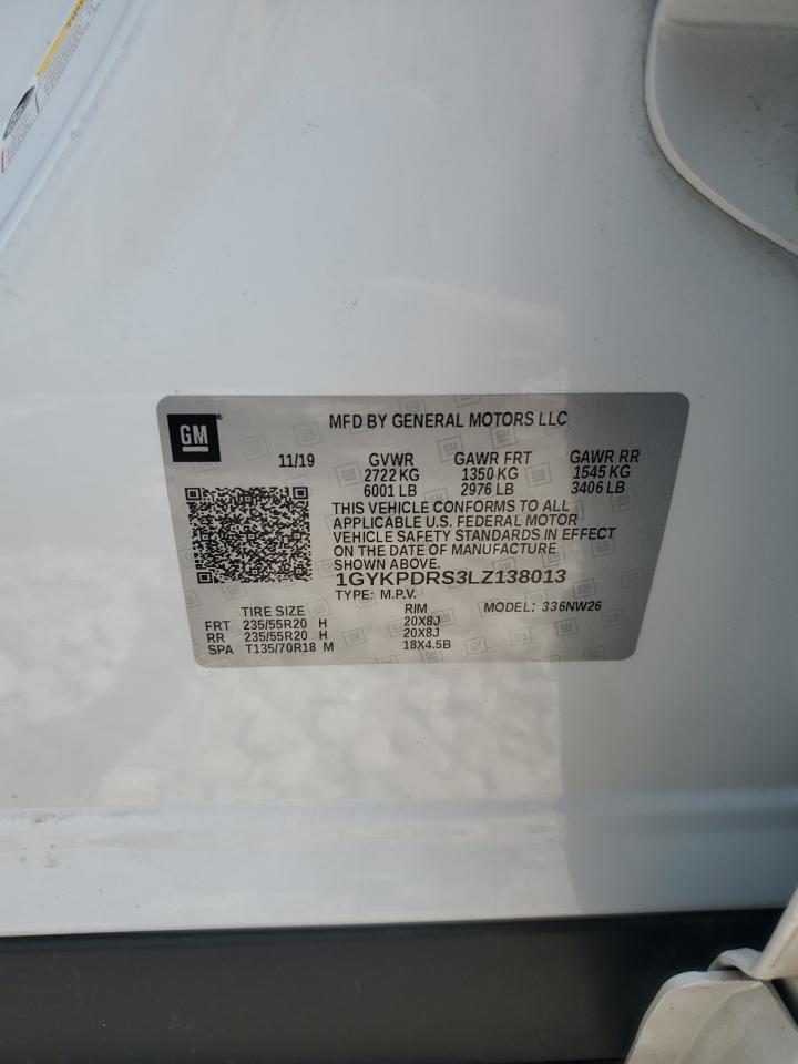 2020 Cadillac Xt6 Premium Luxury VIN: 1GYKPDRS3LZ138013 Lot: 68172505