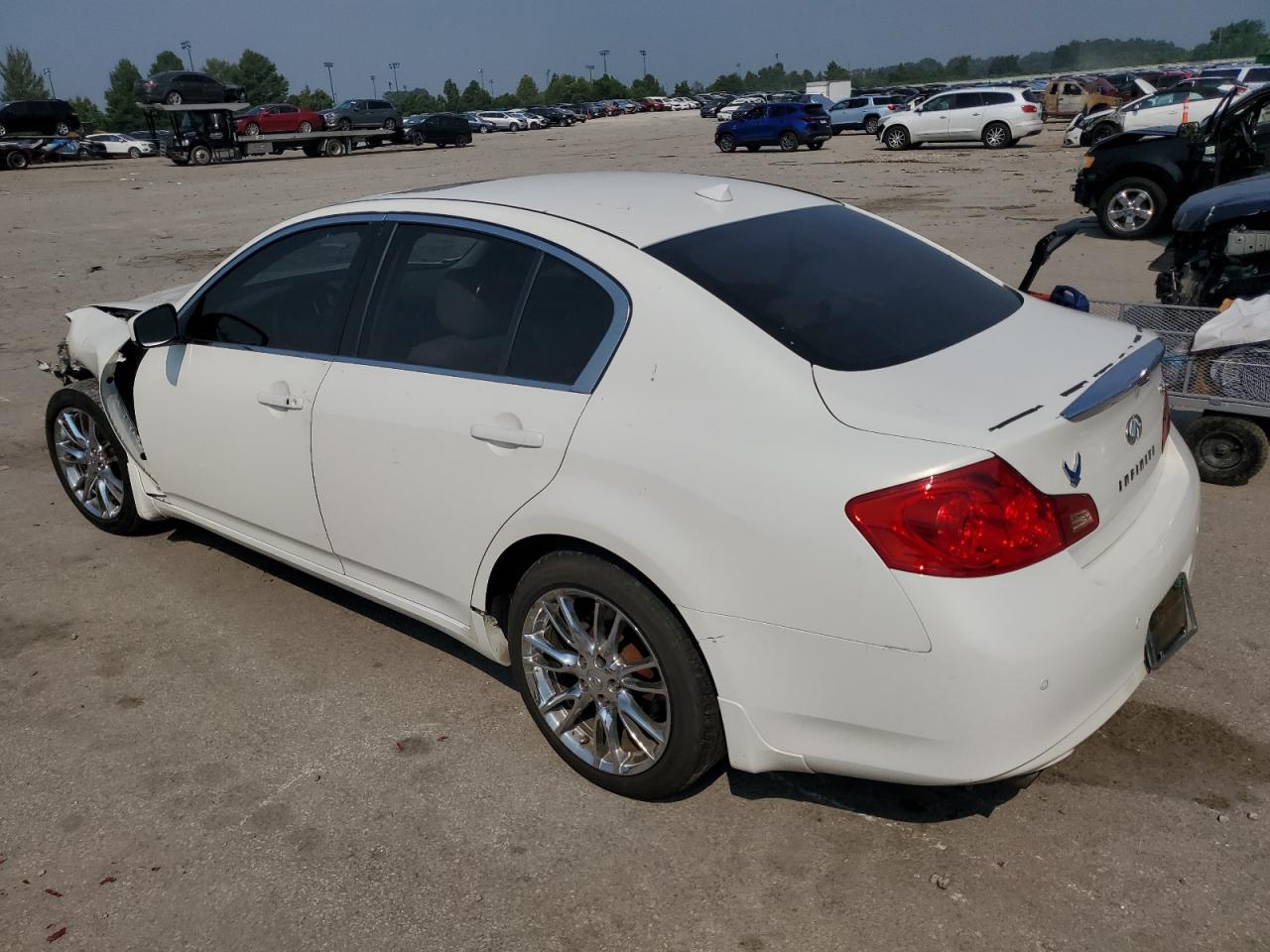 2012 Infiniti G37 white null gas JN1CV6AR3CM675775 photo #3