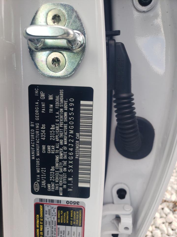 2021 Kia K5 Gt Line VIN: 5XXG64J27MG055490 Lot: 68699995