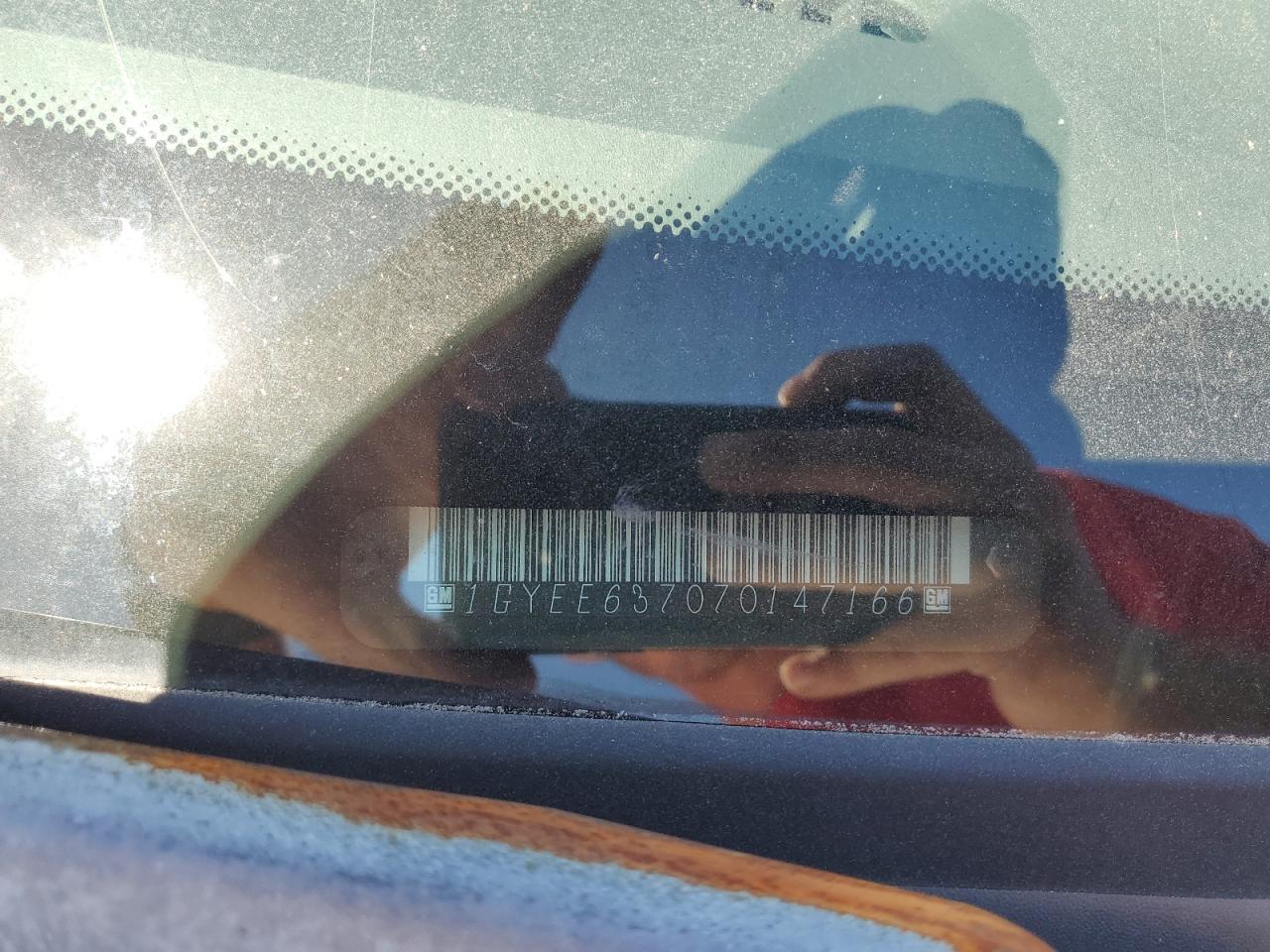 2007 Cadillac Srx VIN: 1GYEE637070147166 Lot: 71066825