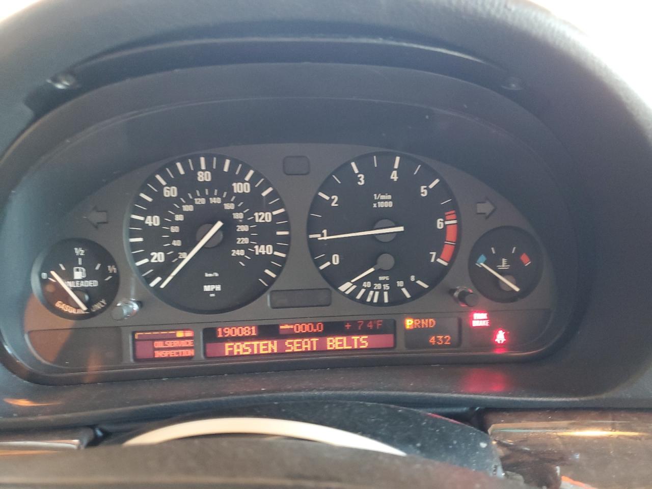 2001 BMW 740 I Automatic VIN: WBAGG834X1DN86902 Lot: 68977045