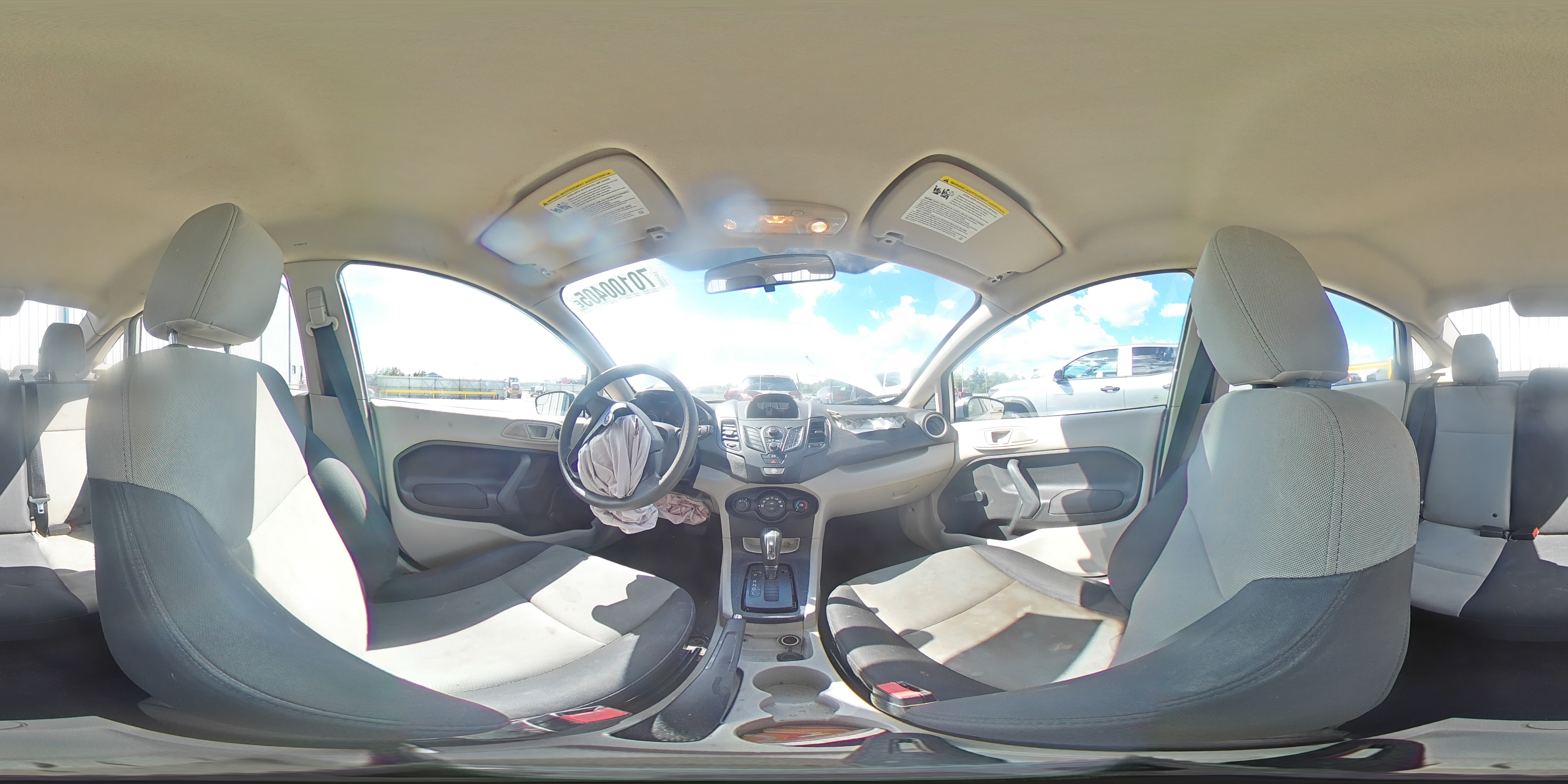 2013 Ford Fiesta S VIN: 3FADP4AJ5DM167295 Lot: 70100405