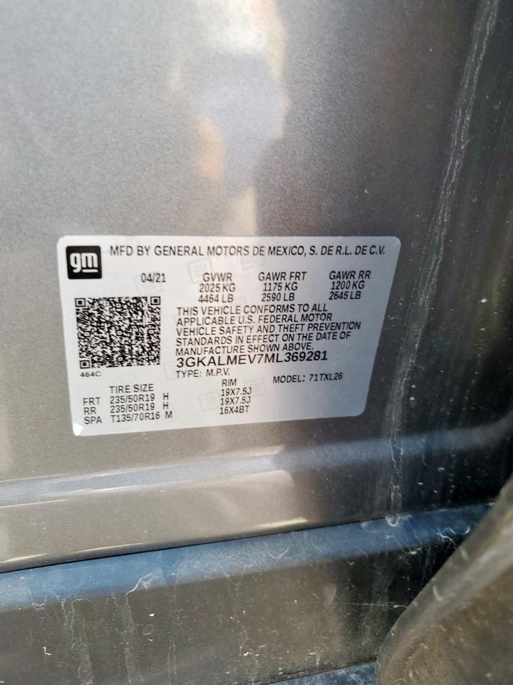 2021 GMC Terrain Sle VIN: 3GKALMEV7ML369281 Lot: 70178805