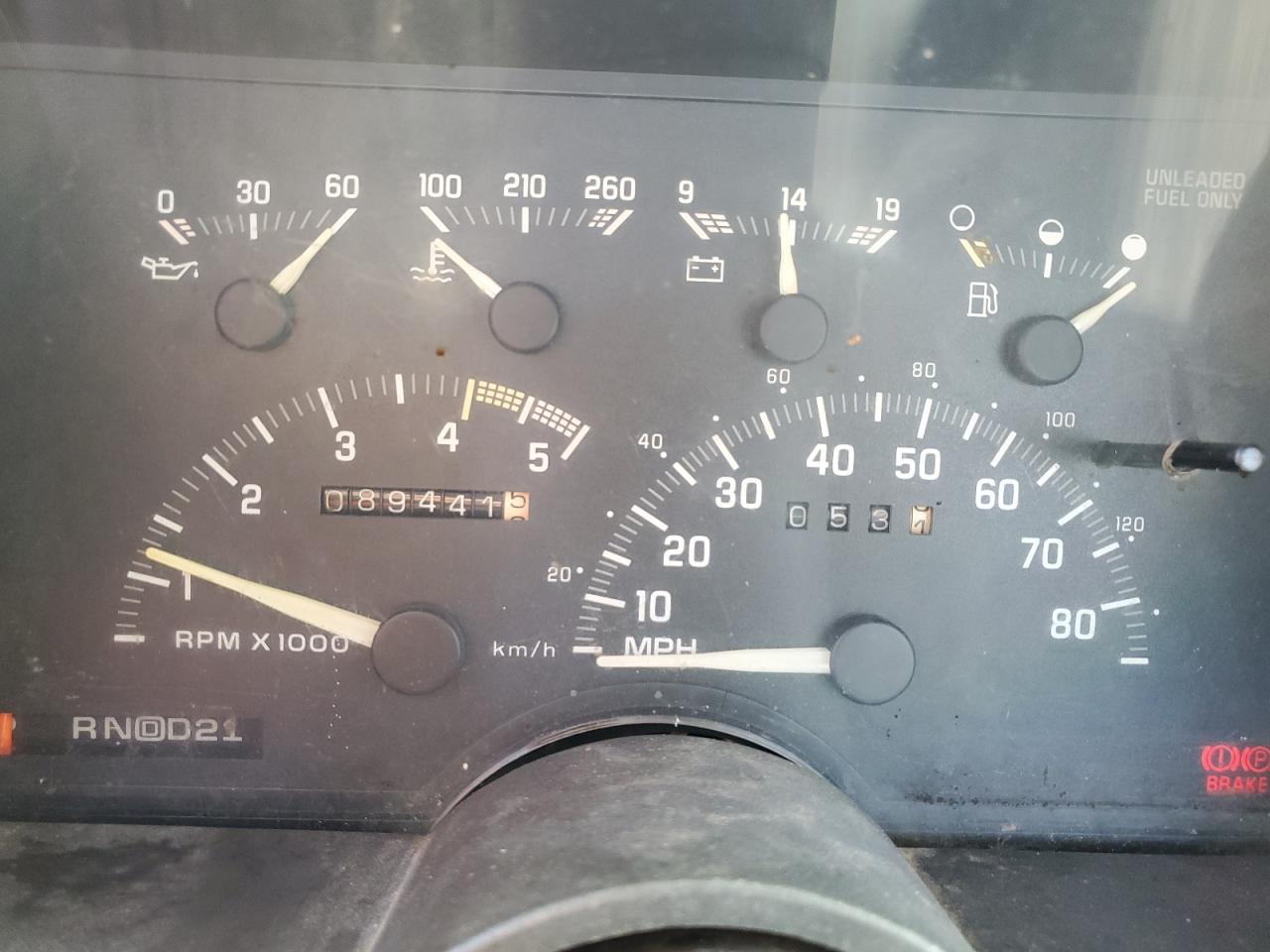 1992 Chevrolet Gmt-400 K2500 VIN: 1GCGK24KXNE218585 Lot: 68942325