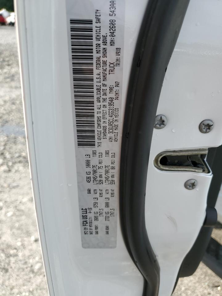 2016 Ram 2500 St VIN: 3C6UR5CL4GG319540 Lot: 69674925