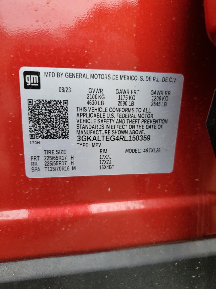 2024 GMC Terrain Sle VIN: 3GKALTEG4RL150359 Lot: 69761355