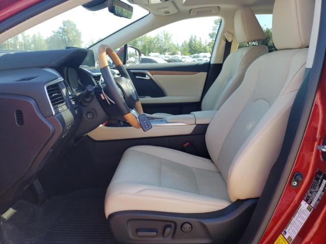  LEXUS RX350 2022 Красный
