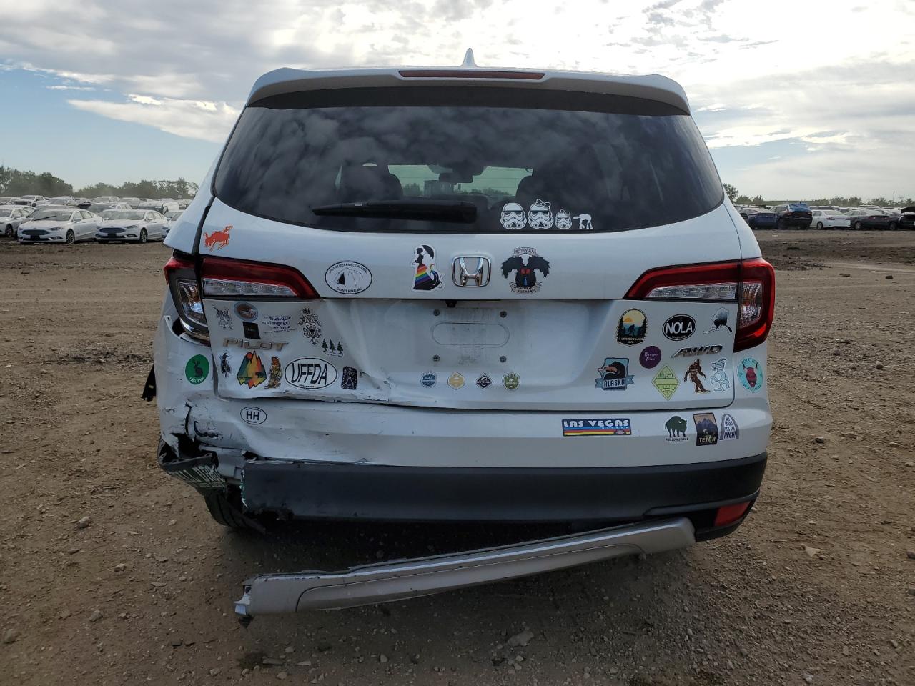 2020 Honda Pilot Ex VIN: 5FNYF6H37LB051617 Lot: 70191565