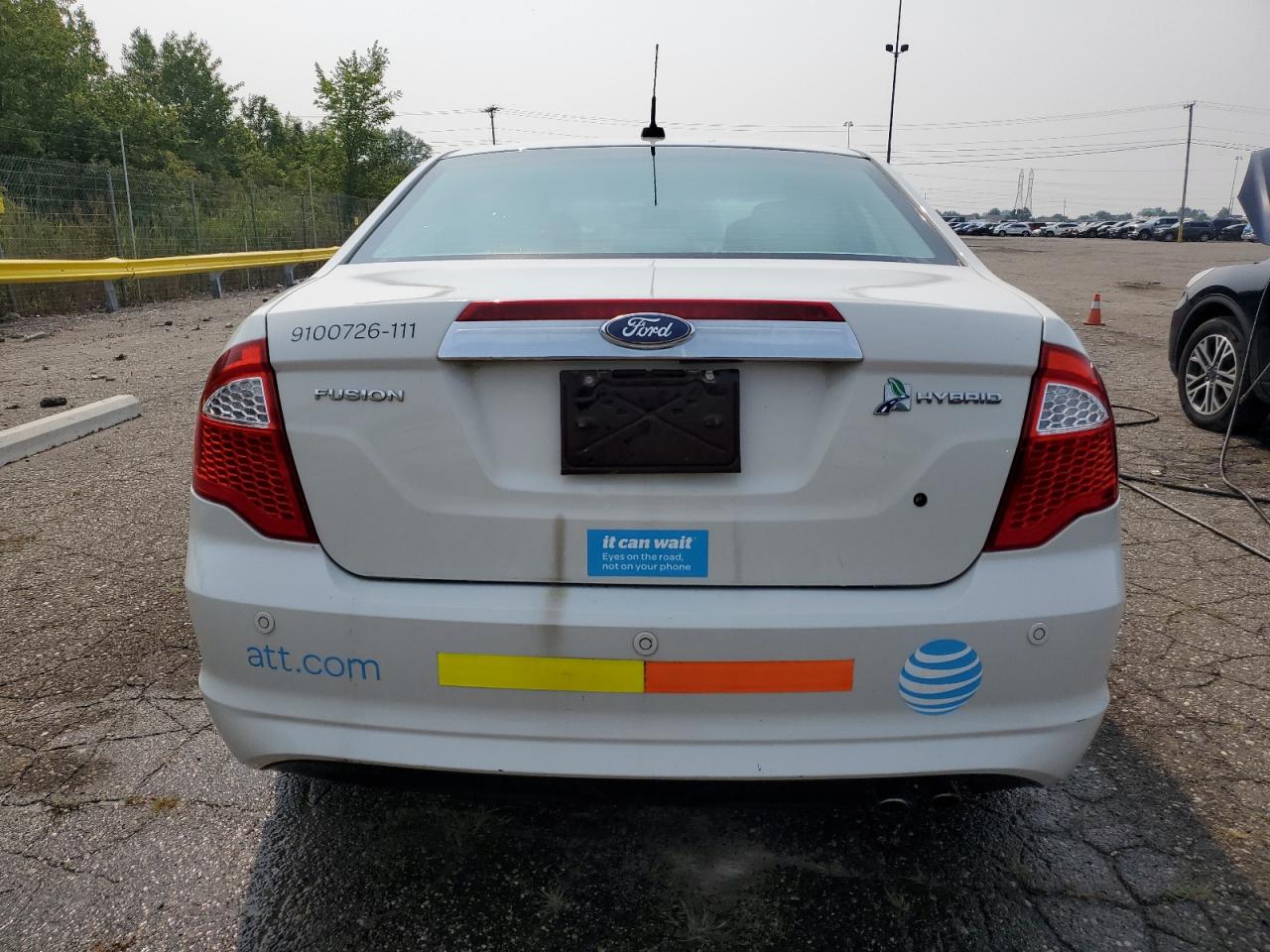 2011 Ford Fusion Hybrid VIN: 3FADP0L33BR270383 Lot: 61725545