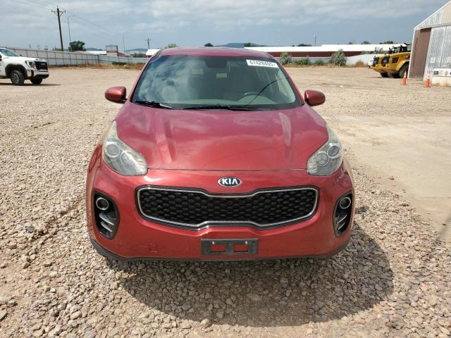  KIA SPORTAGE 2018 Red