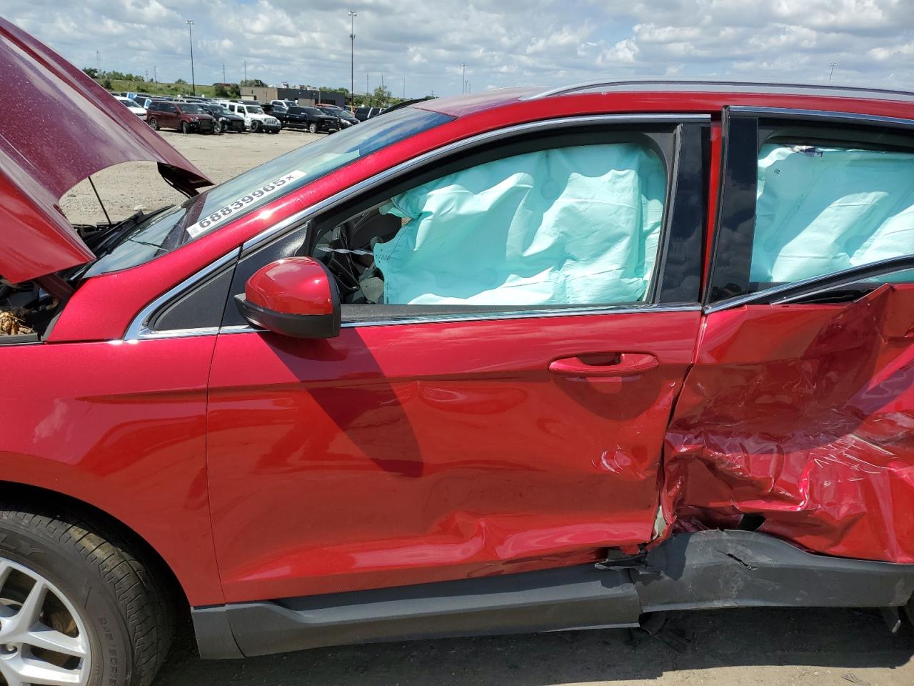 2021 Ford Edge Sel VIN: 2FMPK3J93MBA45991 Lot: 68839965