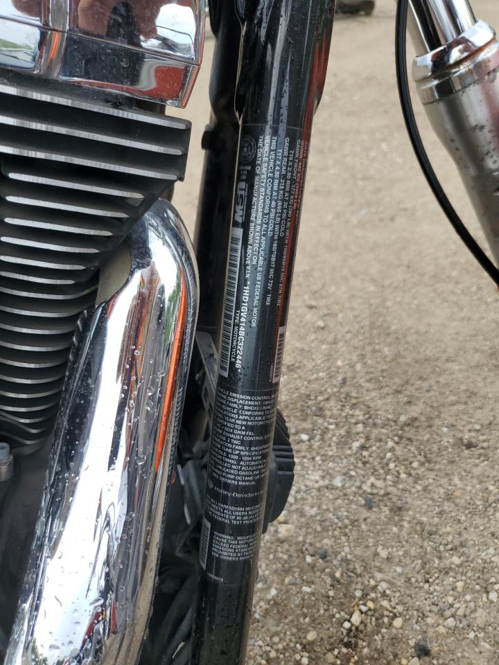 2011 Harley-Davidson Fxdc VIN: 1HD1GV414BC322446 Lot: 68183085