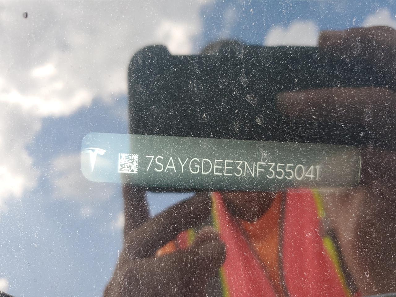 2022 Tesla Model Y VIN: 7SAYGDEE3NF355041 Lot: 69226925