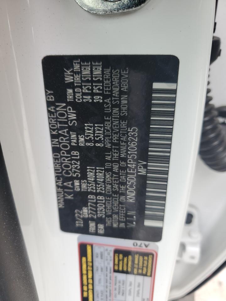 2023 Kia Ev6 Gt VIN: KNDC5DLE4P5106235 Lot: 71479475