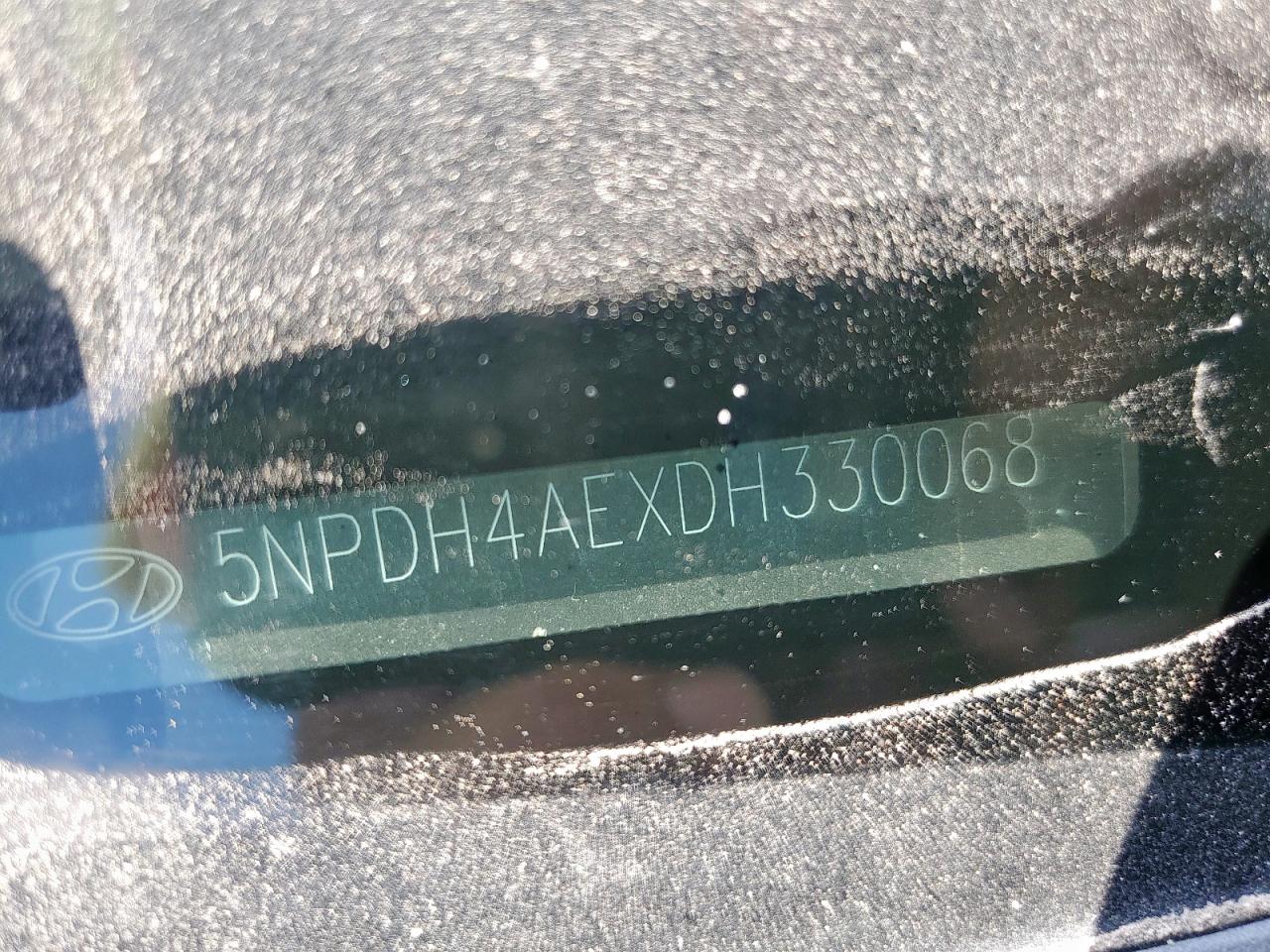 2013 Hyundai Elantra Gls VIN: 5NPDH4AEXDH330068 Lot: 67569755