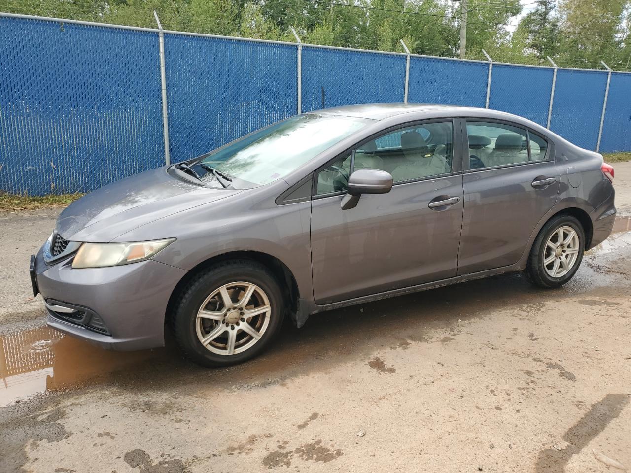 2015 Honda Civic Lx grey sedan gas 2HGFB2F45FH018509 photo #1