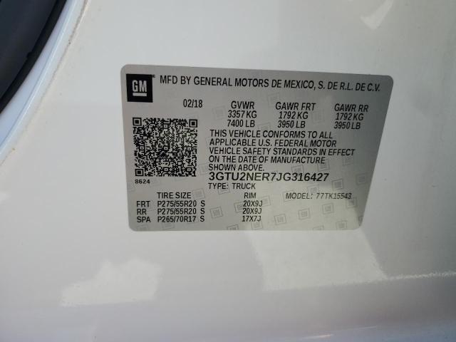 2018 GMC SIERRA K1500 SLT  
