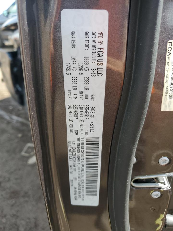 2016 Jeep Compass Sport VIN: 1C4NJDBB0GD751059 Lot: 69762615