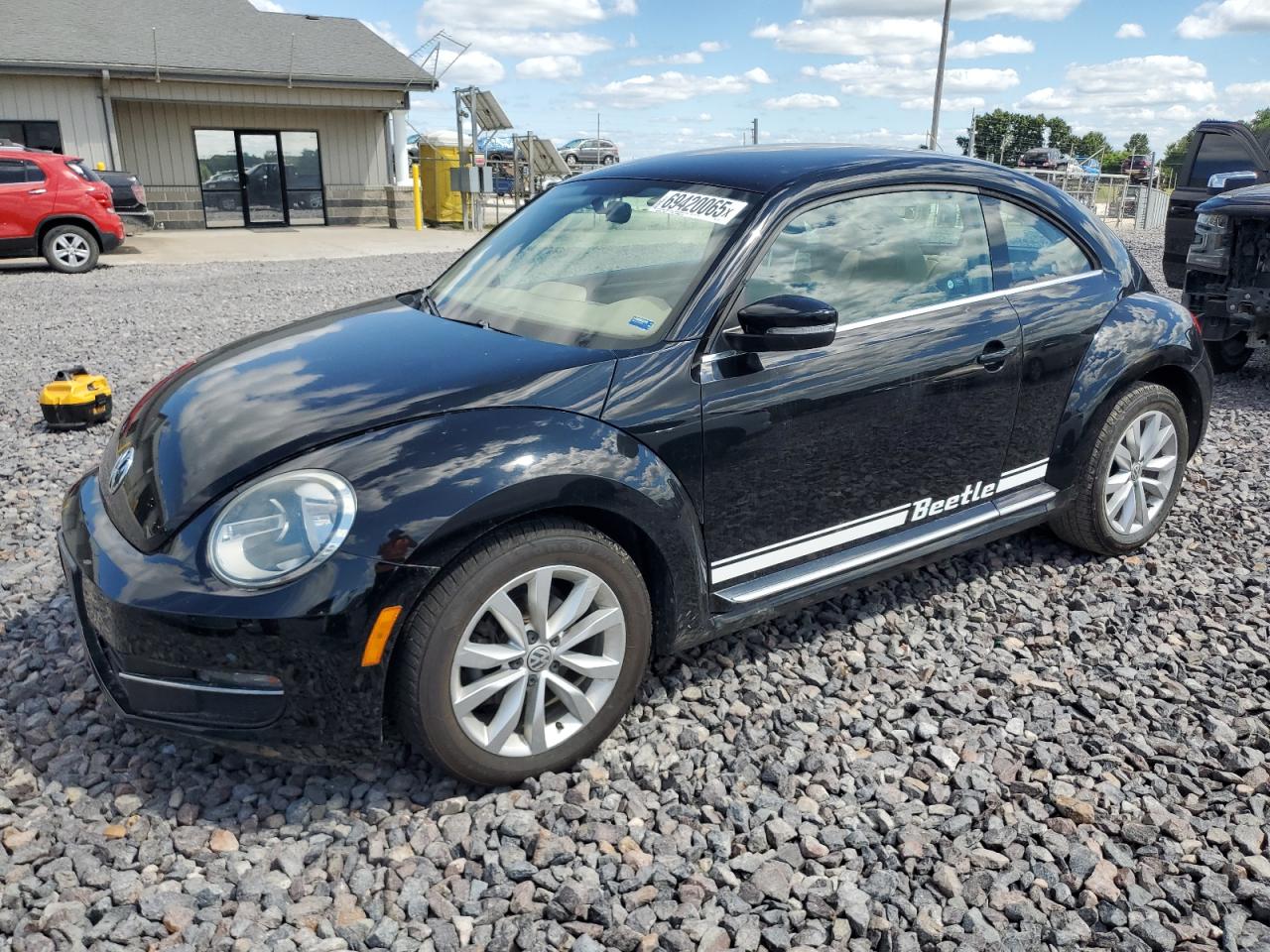 2014 Volkswagen Beetle black hatchback diesel 3VWJL7AT3EM612241 photo #1