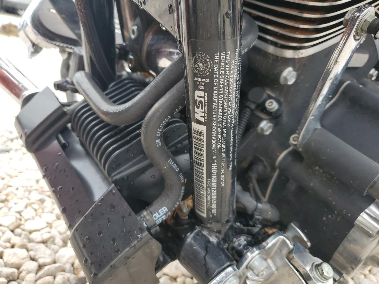 2011 Harley-Davidson Flhx VIN: 1HD1KBM12BB659992 Lot: 68095015