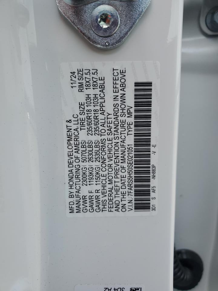 2025 Honda Cr-V Sport VIN: 7FARS5H50SE021051 Lot: 70661765