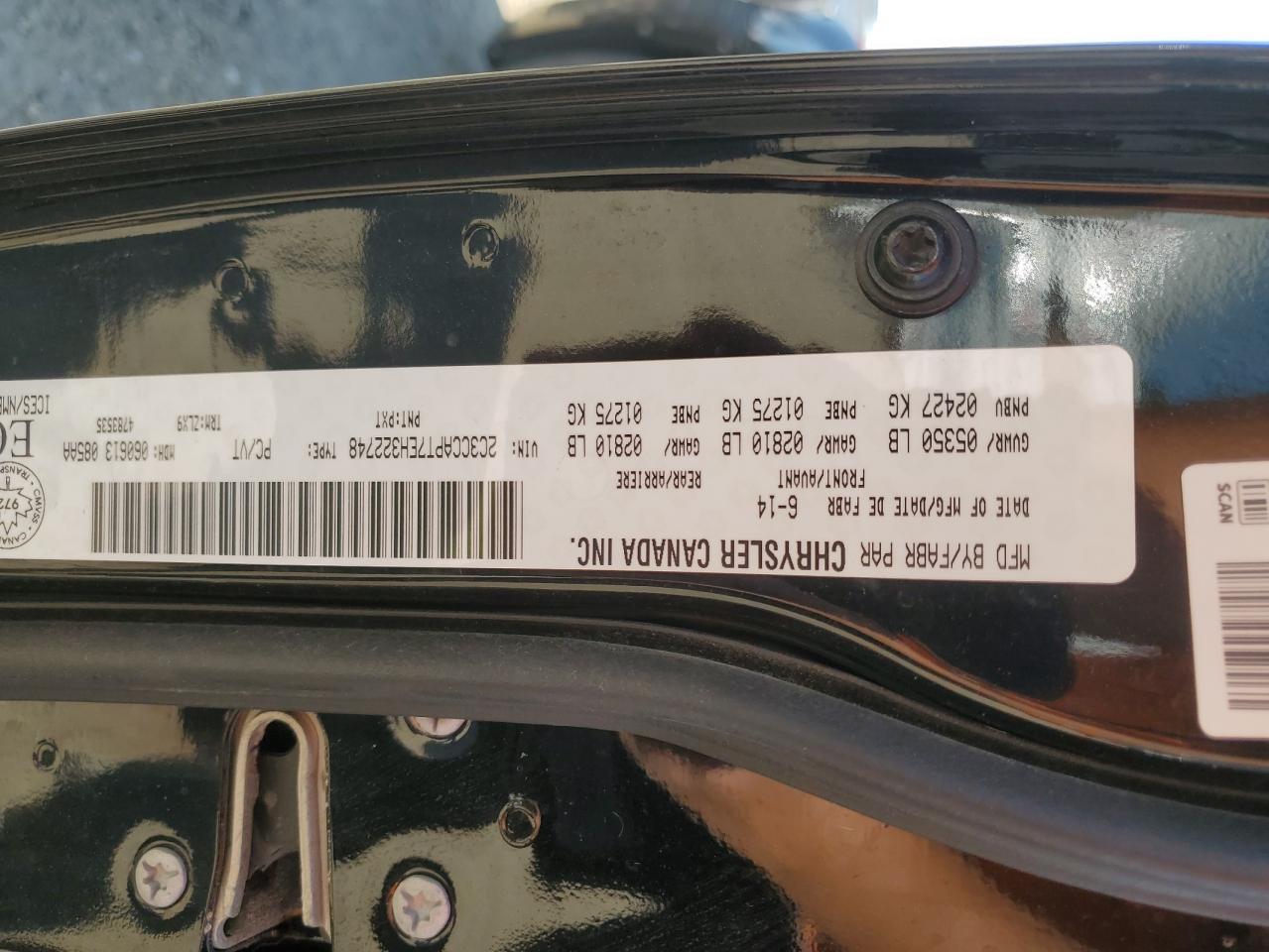 2014 Chrysler 300C Luxury VIN: 2C3CCAPT7EH322748 Lot: 67388085