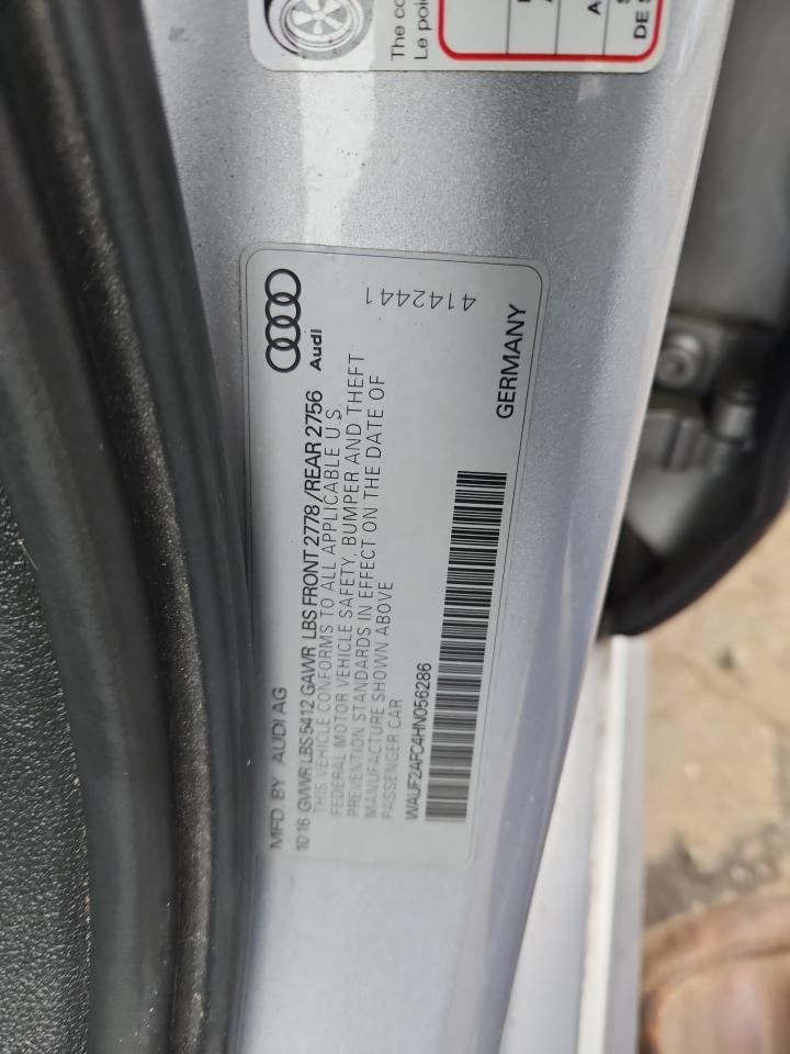 2017 Audi A6 Premium Plus VIN: WAUF2AFC4HN056286 Lot: 60850705