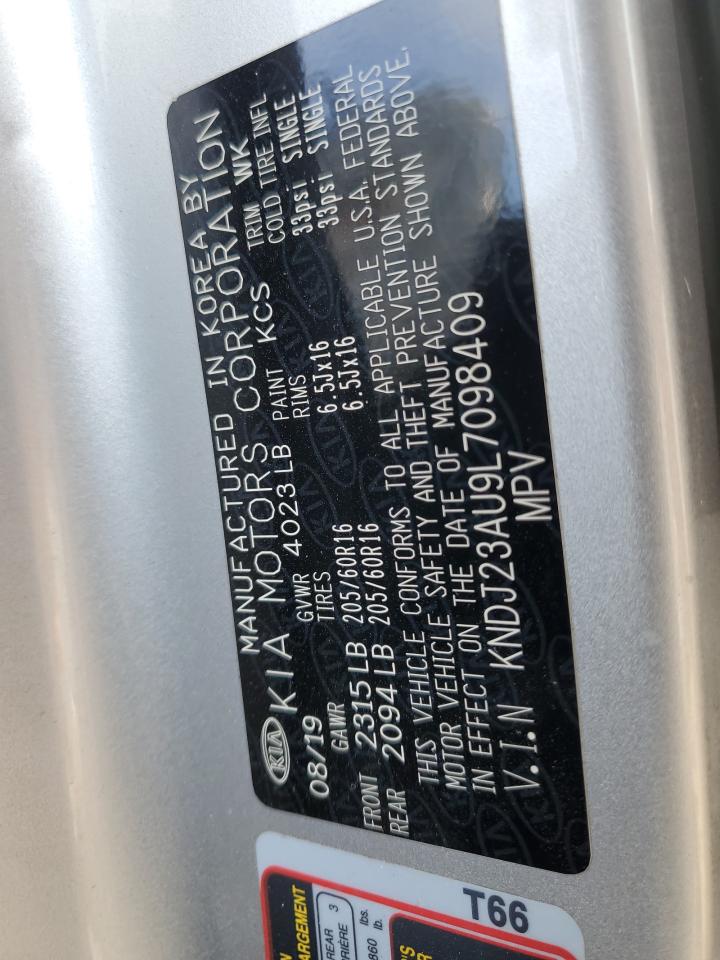 2020 Kia Soul Lx VIN: KNDJ23AU9L7098409 Lot: 69617245