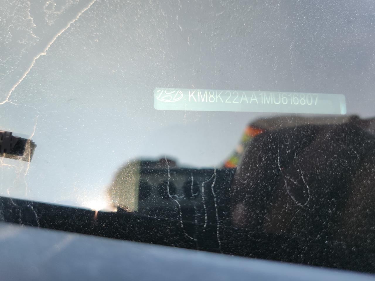 2021 Hyundai Kona Sel VIN: KM8K22AA1MU616807 Lot: 67947195