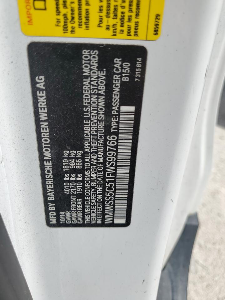 WMWSS5C51FWS99766 2015 Mini Cooper S Paceman