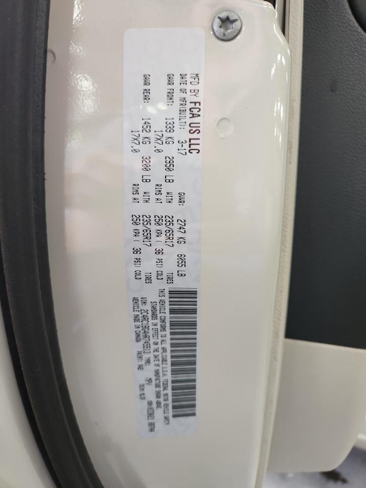 2017 Chrysler Pacifica Touring L VIN: 2C4RC1BG4HR745513 Lot: 69499765