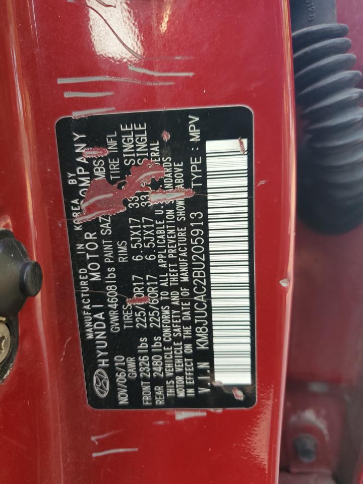 KM8JUCAC2BU205913 2011 Hyundai Tucson Gls