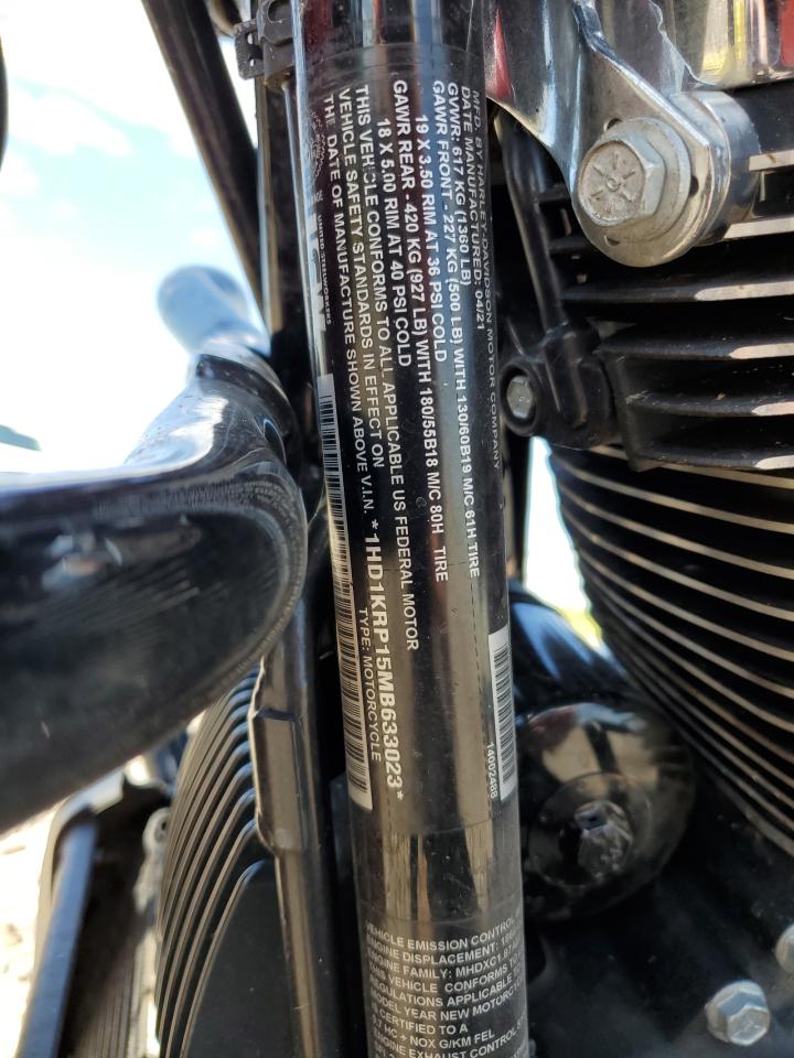 2021 Harley-Davidson Flhxs VIN: 1HD1KRP15MB633023 Lot: 68838525