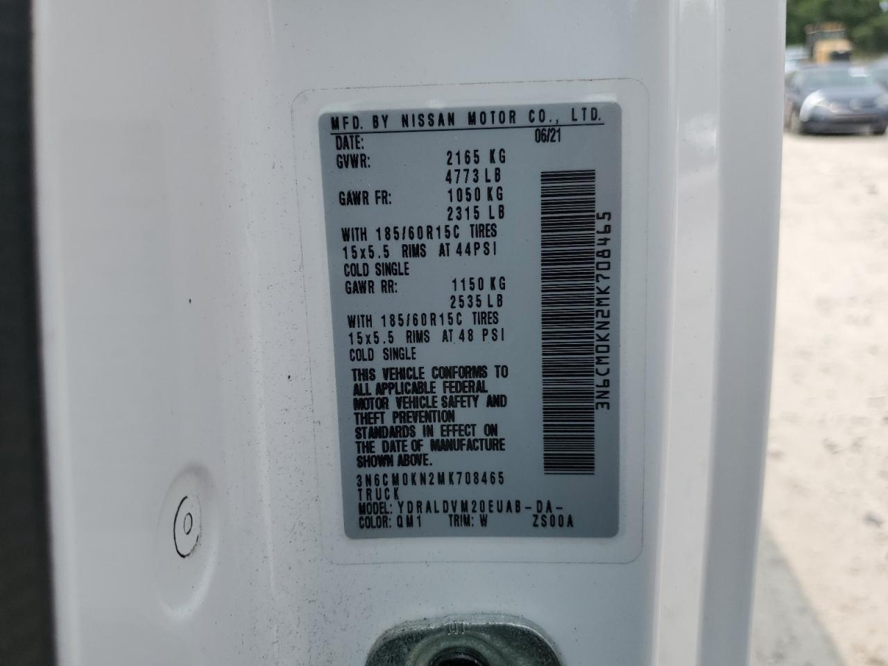 2021 Nissan Nv200 2.5S VIN: 3N6CM0KN2MK708465 Lot: 67172735