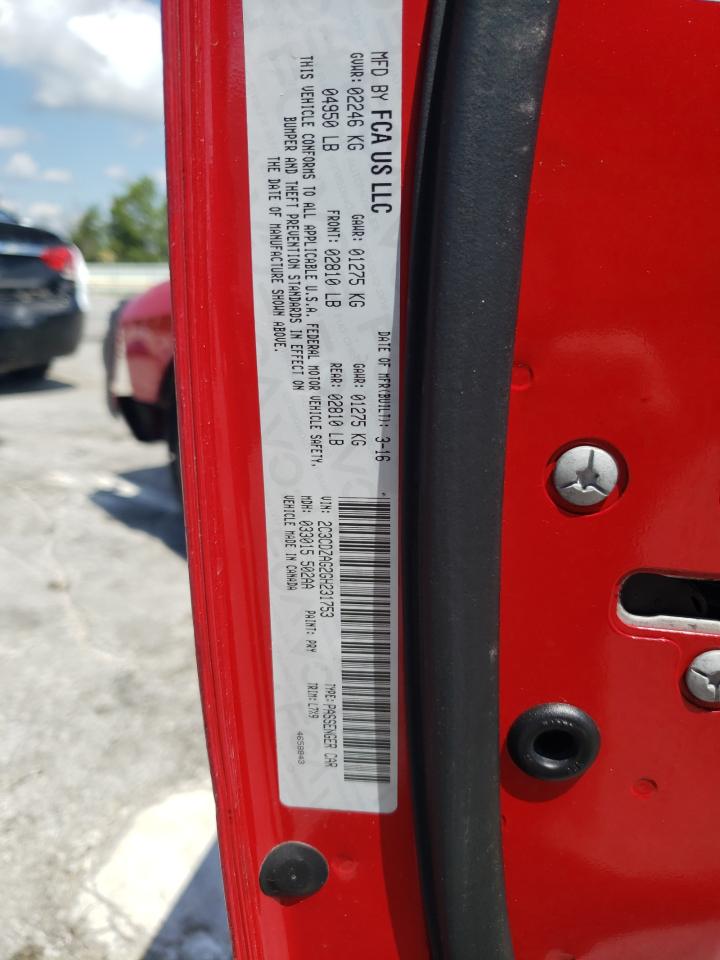 2016 Dodge Challenger Sxt VIN: 2C3CDZAG2GH231753 Lot: 69613945