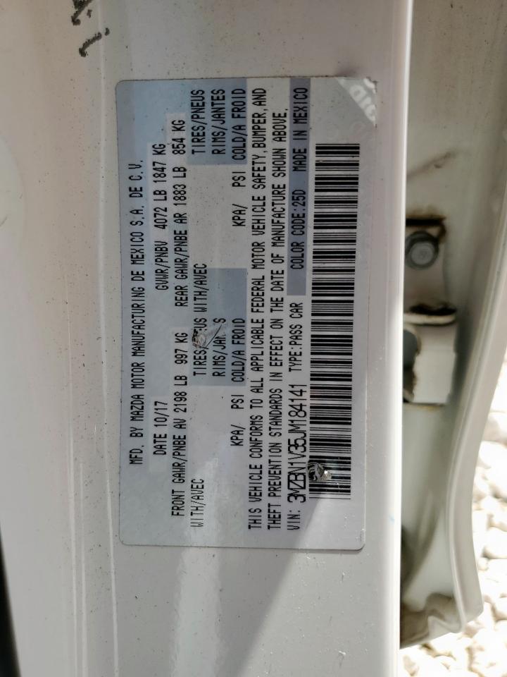 2018 Mazda 3 Touring VIN: 3MZBN1V35JM184141 Lot: 70117525