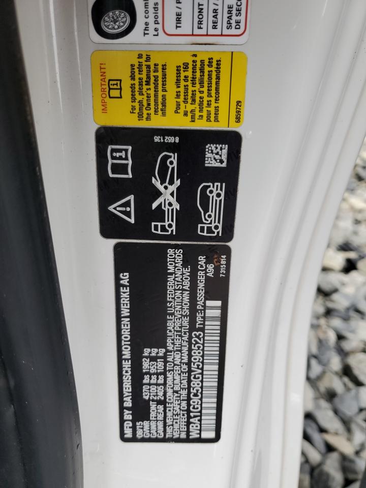 2016 BMW 228 Xi Sulev VIN: WBA1G9C58GV598523 Lot: 67550755