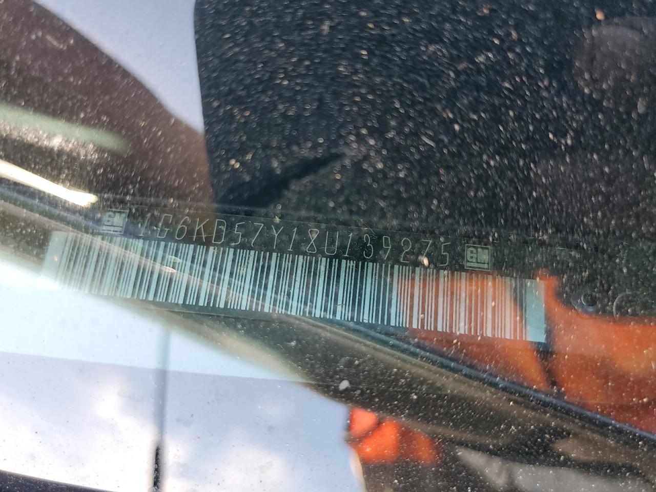 2008 Cadillac Dts VIN: 1G6KD57Y18U139275 Lot: 66412875