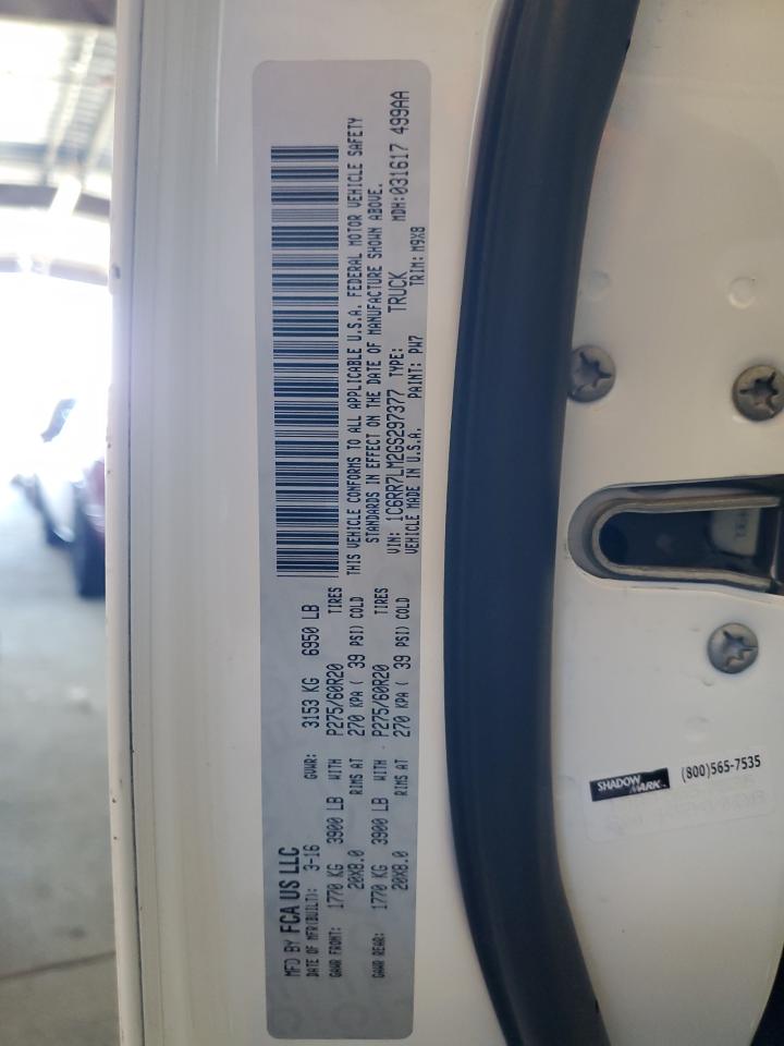 1C6RR7LM2GS297377 2016 Ram 1500 Slt